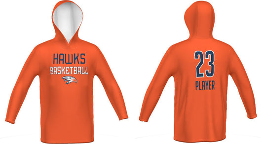 Long Sleeve Dri Fit Hoodie w/Name and Number