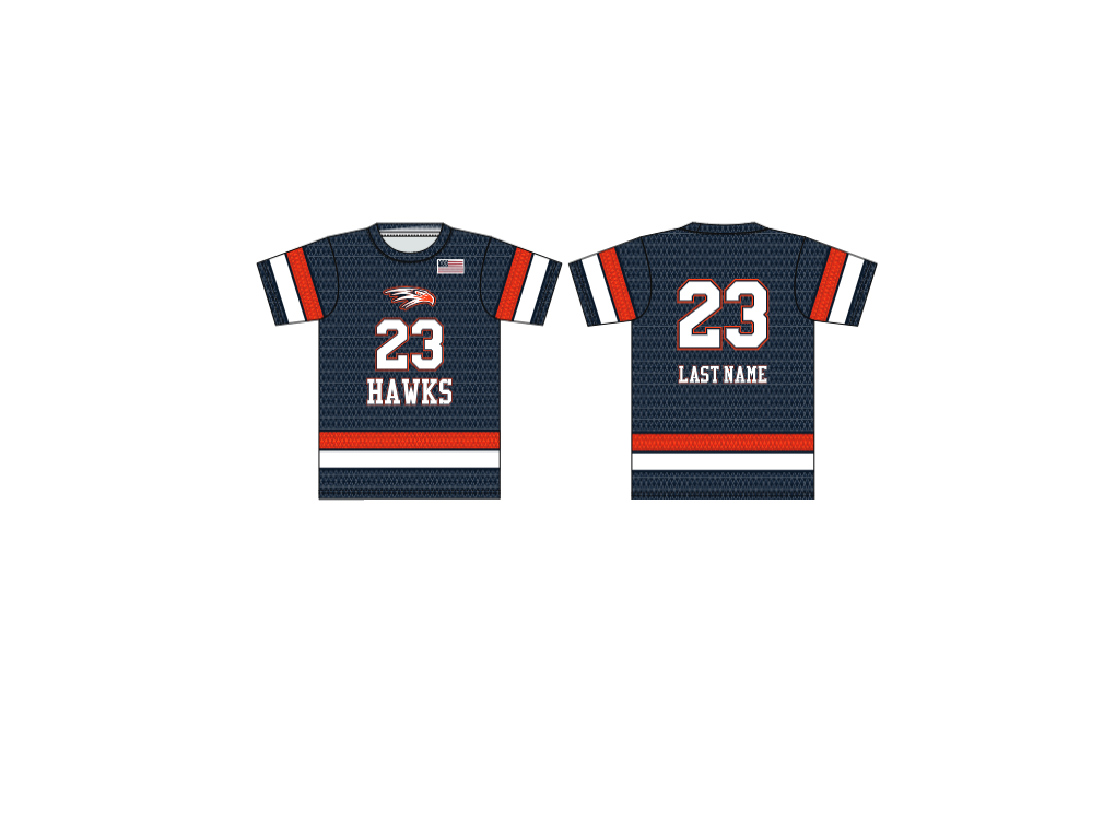 Hawks Lacrosse Shooter Navy